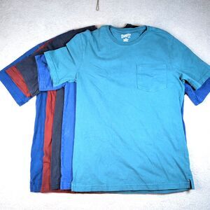Duluth Trading Mens Longtail T Pocket Work T-Shirts Cotton Lot of 5 Tee Sz Med